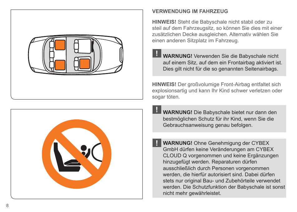 Cybex CLOUD Q User Manual | Page 8 / 190