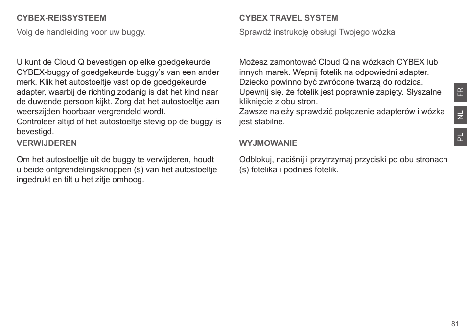 Cybex CLOUD Q User Manual | Page 81 / 190