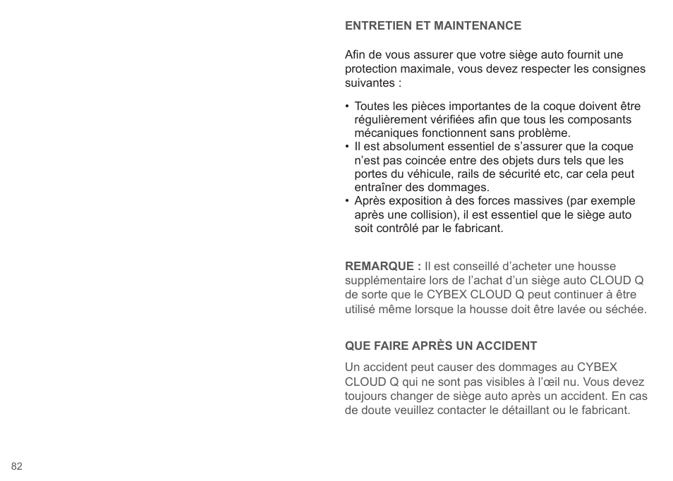 Cybex CLOUD Q User Manual | Page 82 / 190