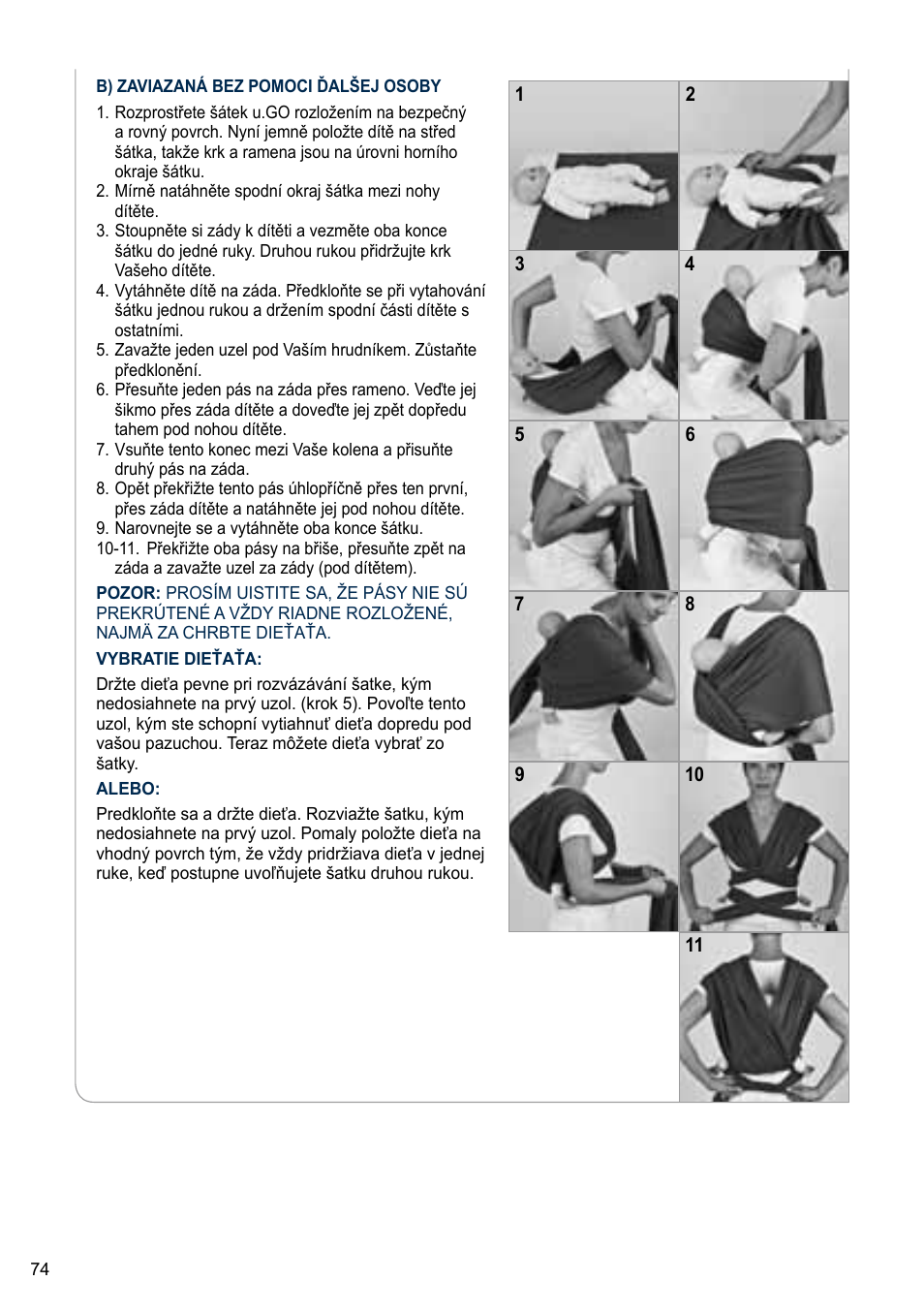 Cybex U.GO User Manual | Page 74 / 76