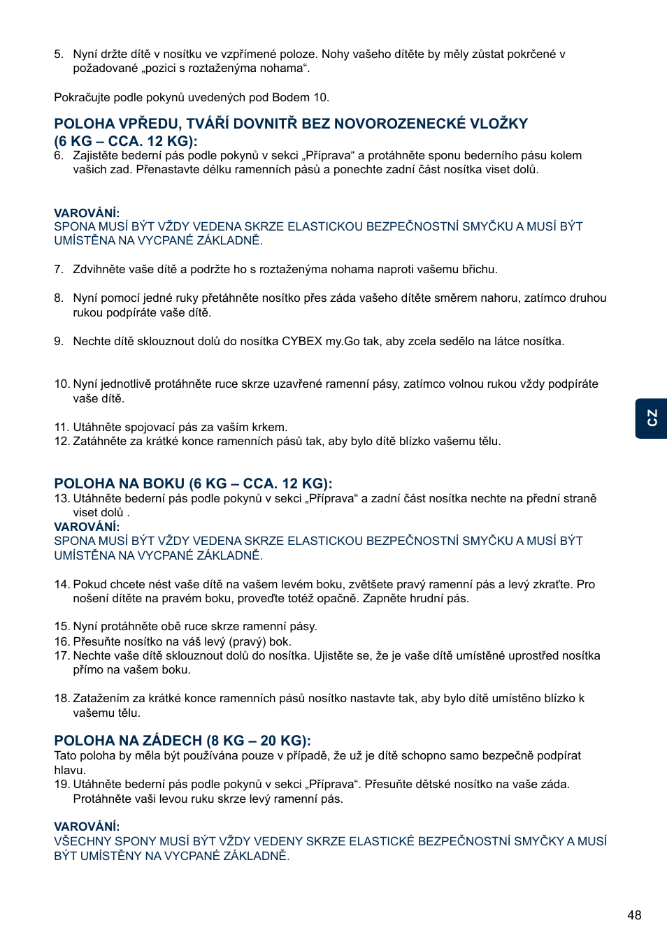 Cybex MY.GO User Manual | Page 53 / 61