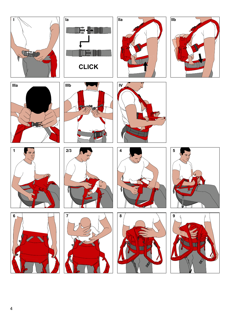 Click | Cybex MY.GO User Manual | Page 4 / 60
