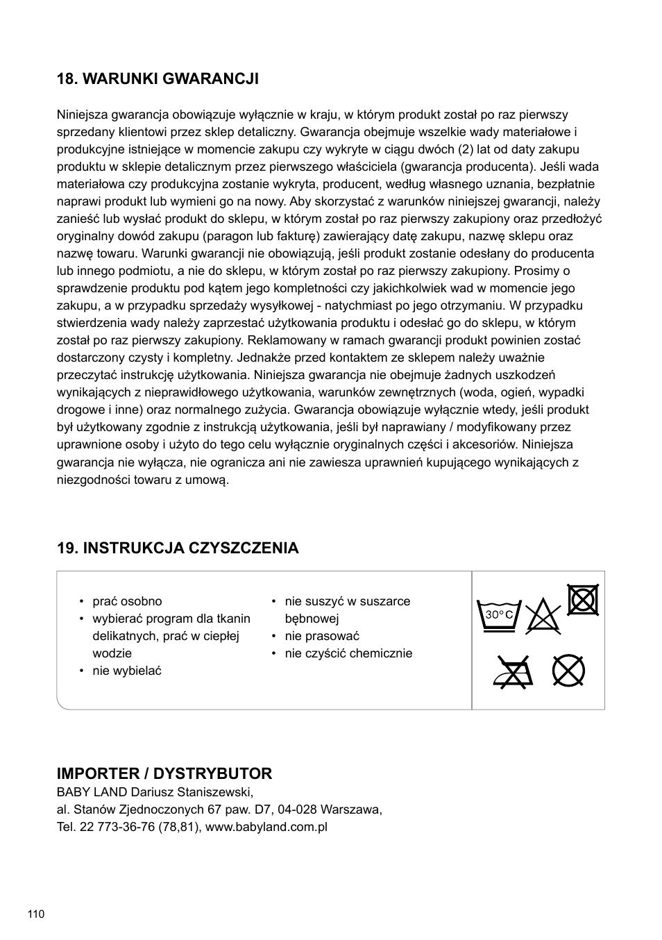 Cybex TWINYX User Manual | Page 110 / 168