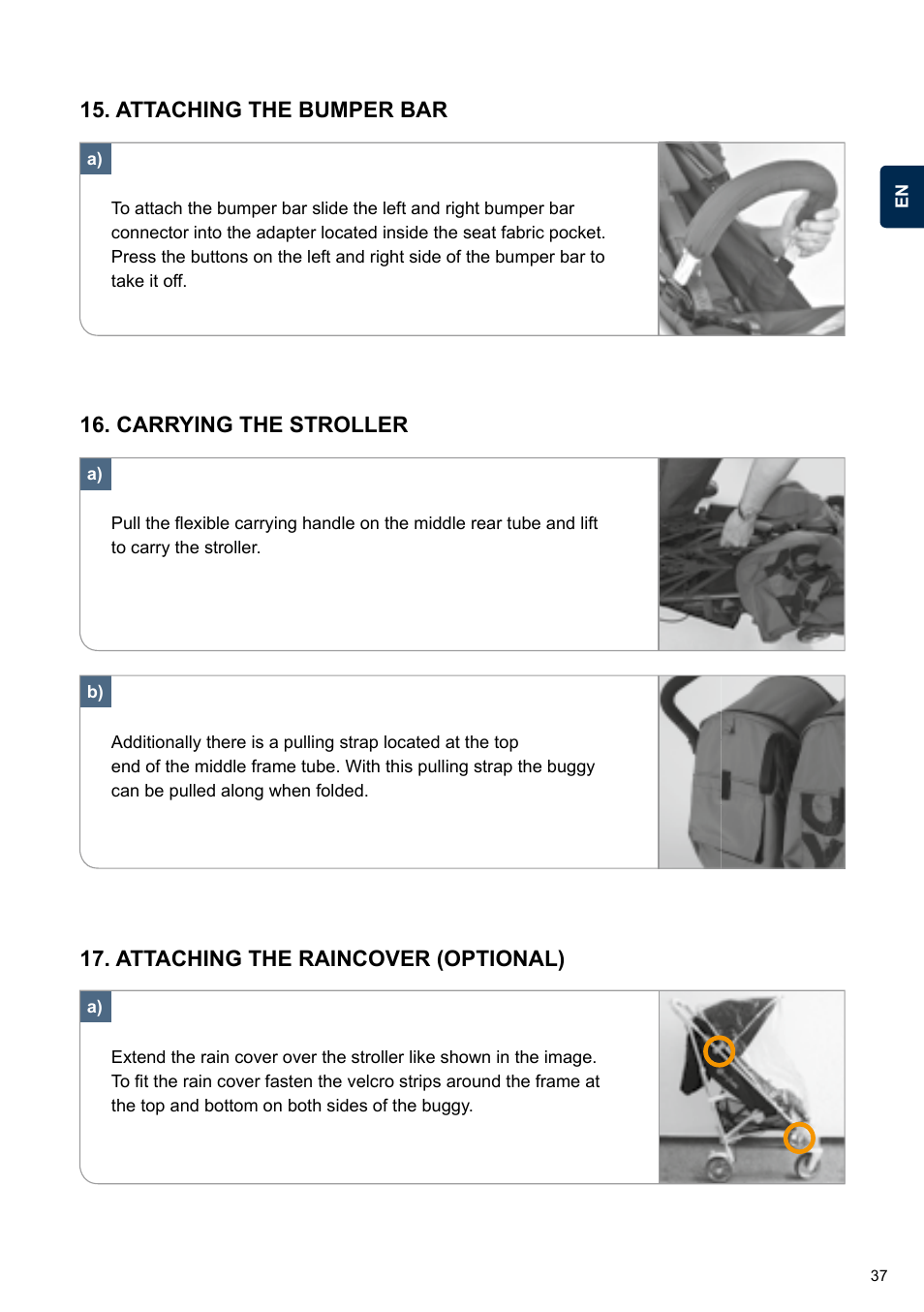 Cybex TWINYX User Manual | Page 37 / 168