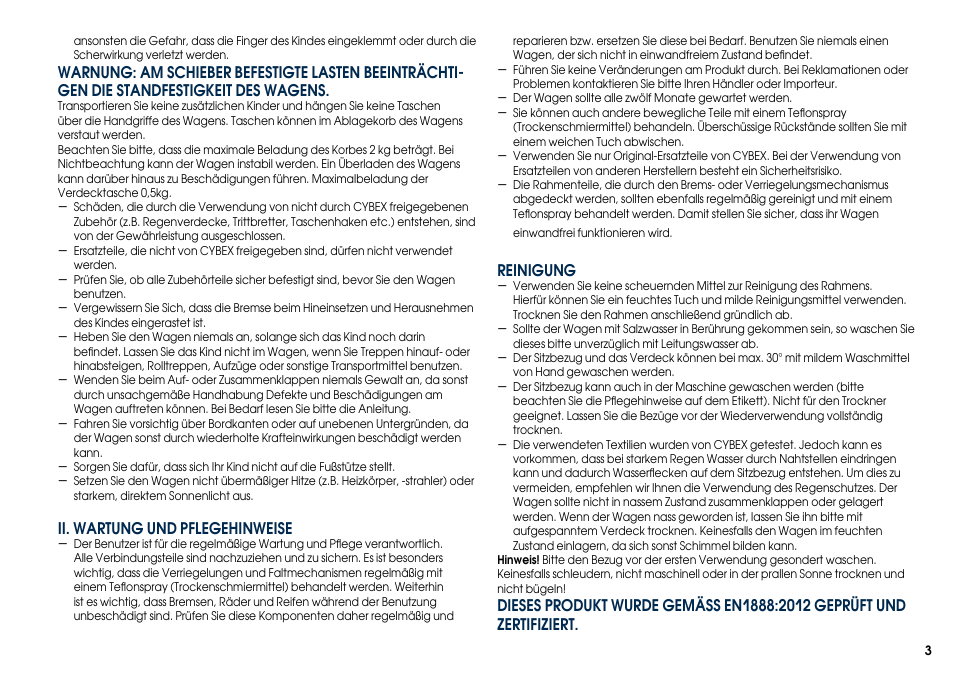 Cybex TOPAZ User Manual | Page 11 / 68