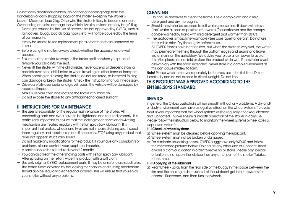 Cybex TOPAZ User Manual | Page 17 / 68