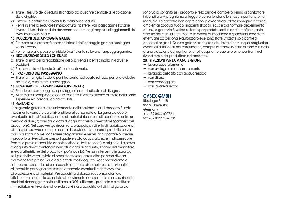 Cybex TOPAZ User Manual | Page 26 / 68