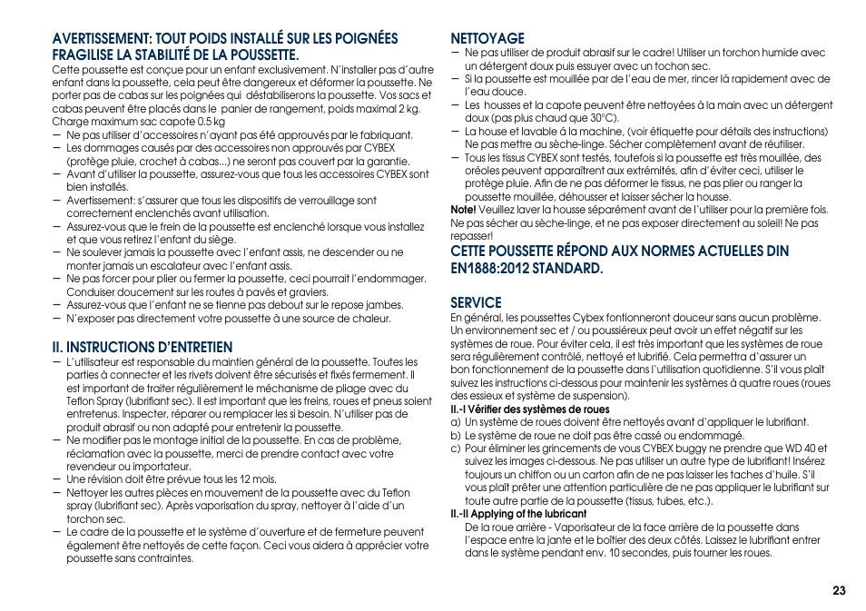 Cybex TOPAZ User Manual | Page 31 / 68