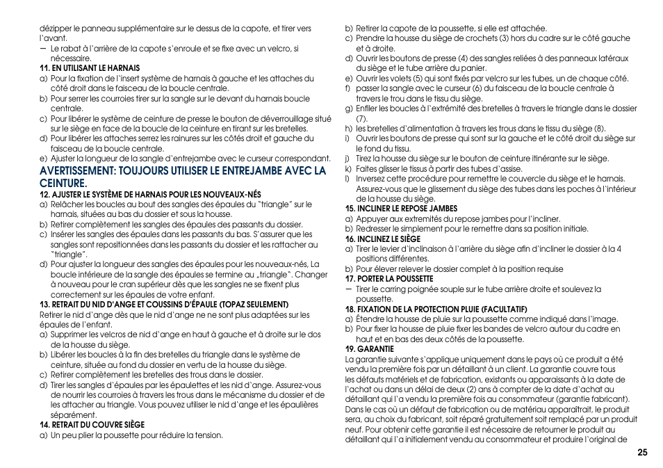 Cybex TOPAZ User Manual | Page 33 / 68