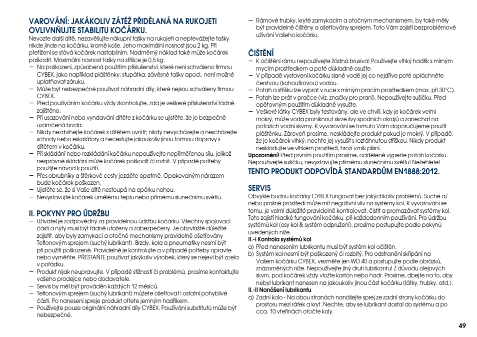 Cybex TOPAZ User Manual | Page 57 / 68