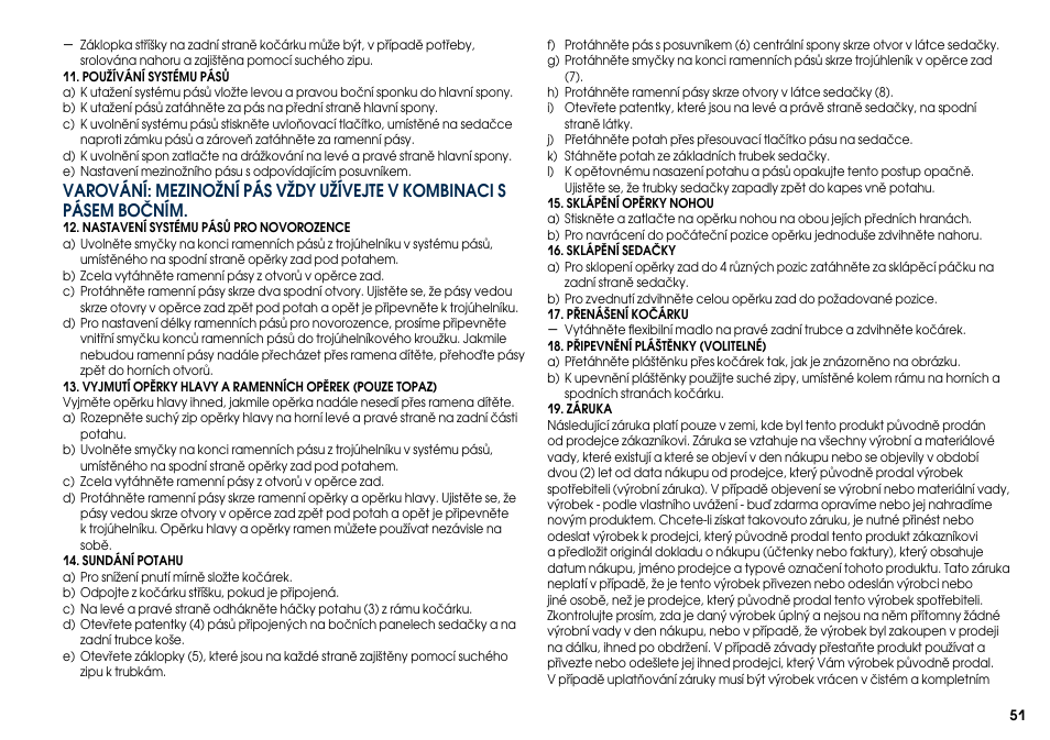 Cybex TOPAZ User Manual | Page 59 / 68