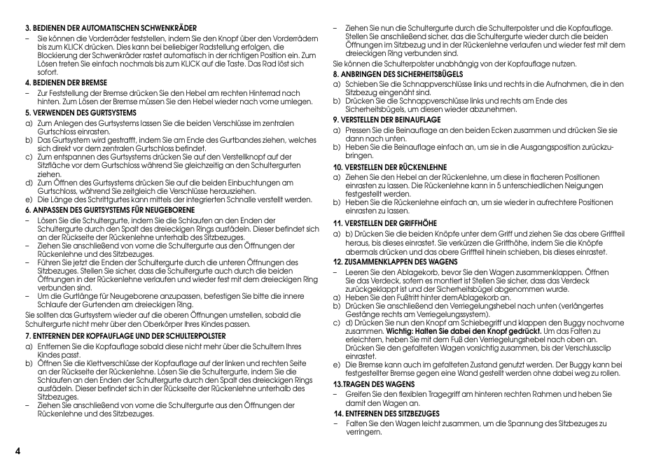 Cybex CALLISTO User Manual | Page 12 / 48