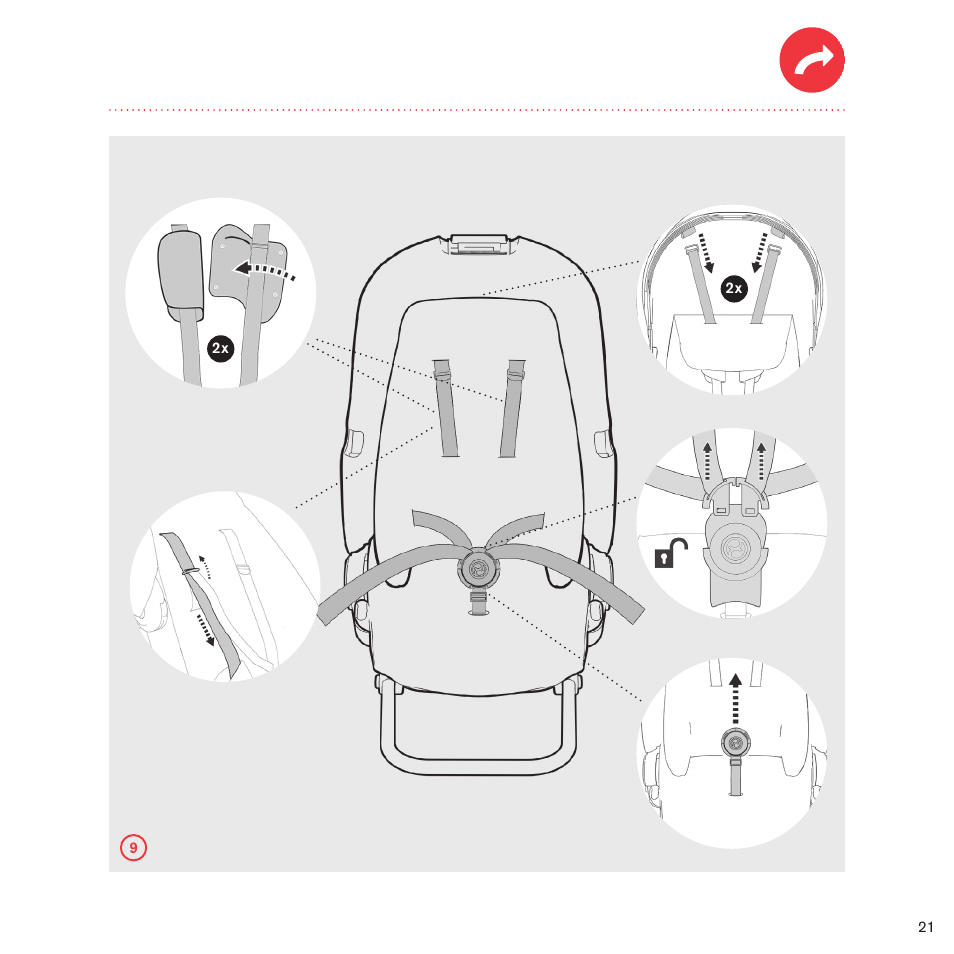 Cybex PRIAM LUX SEAT User Manual | Page 20 / 119