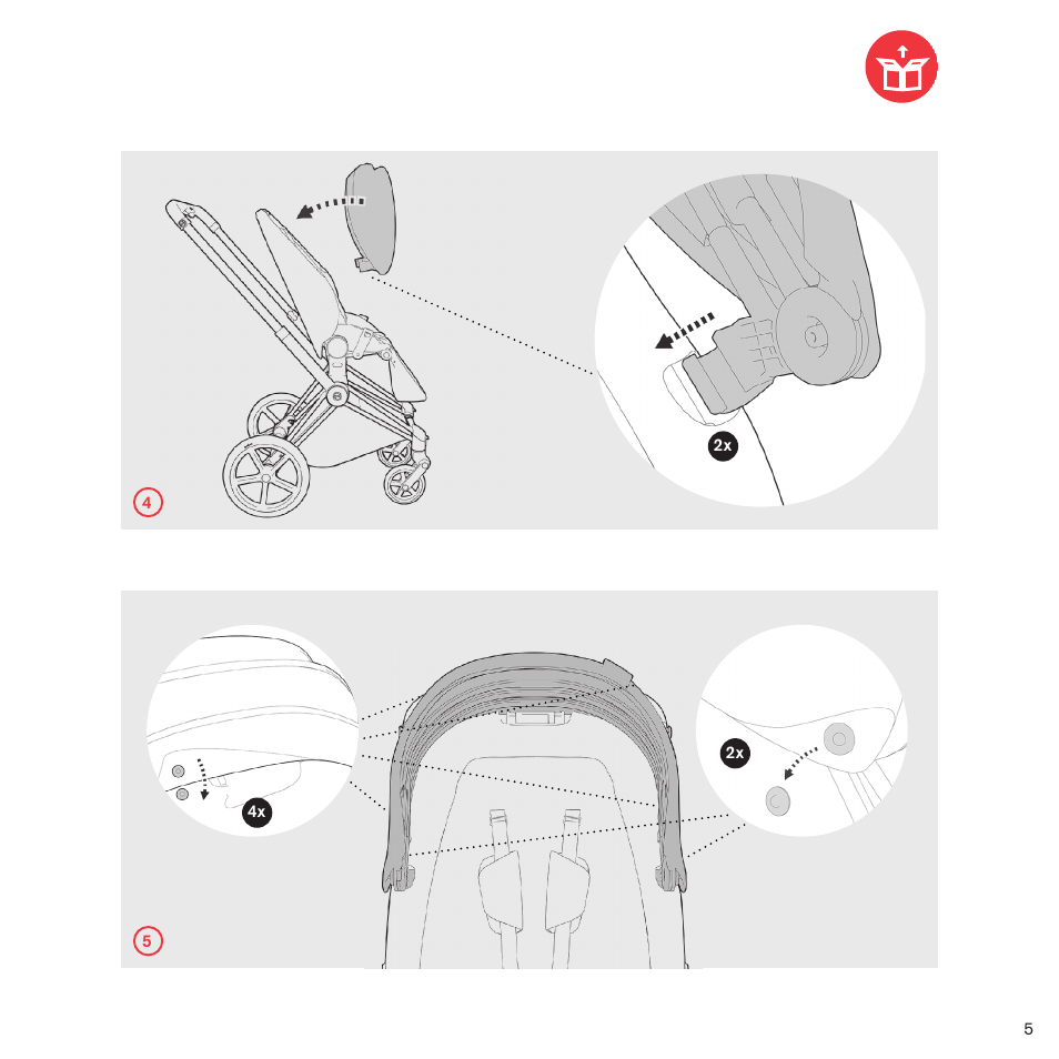 Cybex PRIAM LUX SEAT User Manual | Page 4 / 119