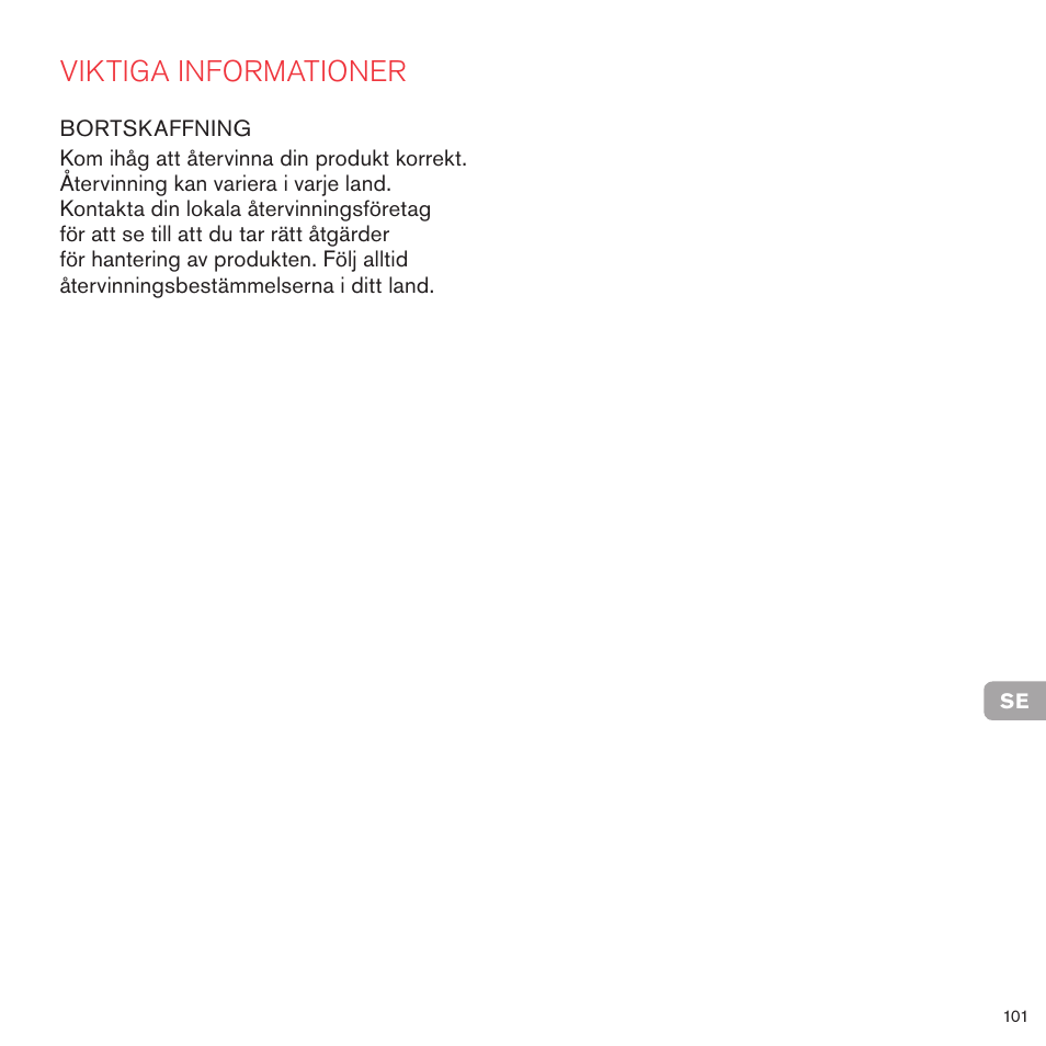 Viktiga informationer | Cybex PRIAM LUX SEAT User Manual | Page 98 / 119