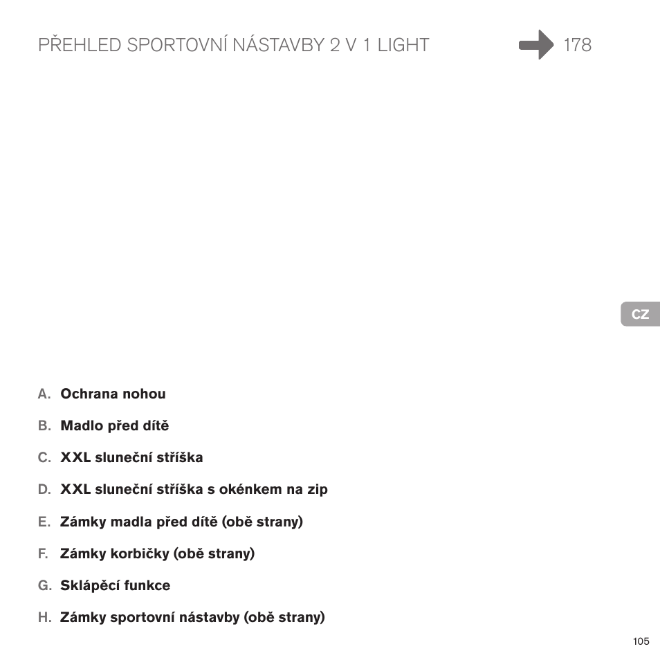 Cybex PRIAM 2-IN-1 LIGHT SEAT User Manual | Page 104 / 169