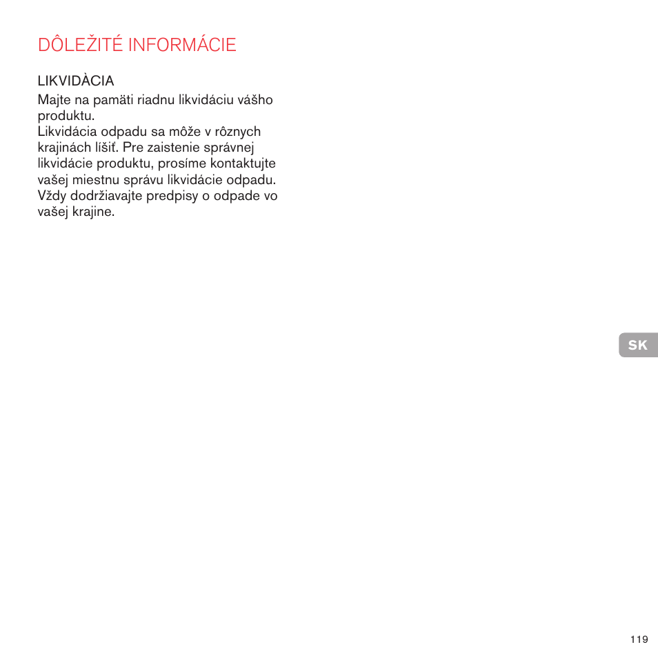 Dôležité informácie | Cybex PRIAM 2-IN-1 LIGHT SEAT User Manual | Page 117 / 169