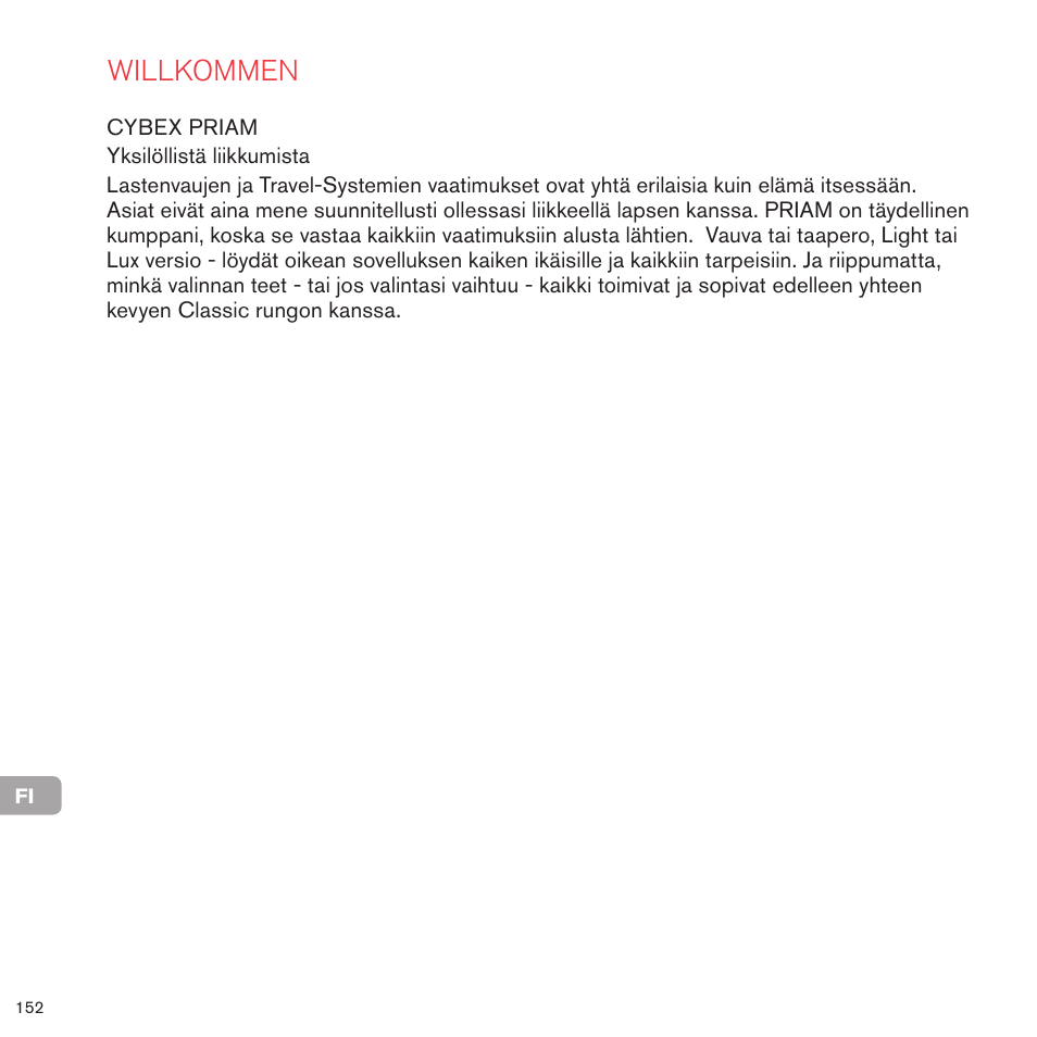 Willkommen | Cybex PRIAM 2-IN-1 LIGHT SEAT User Manual | Page 149 / 169