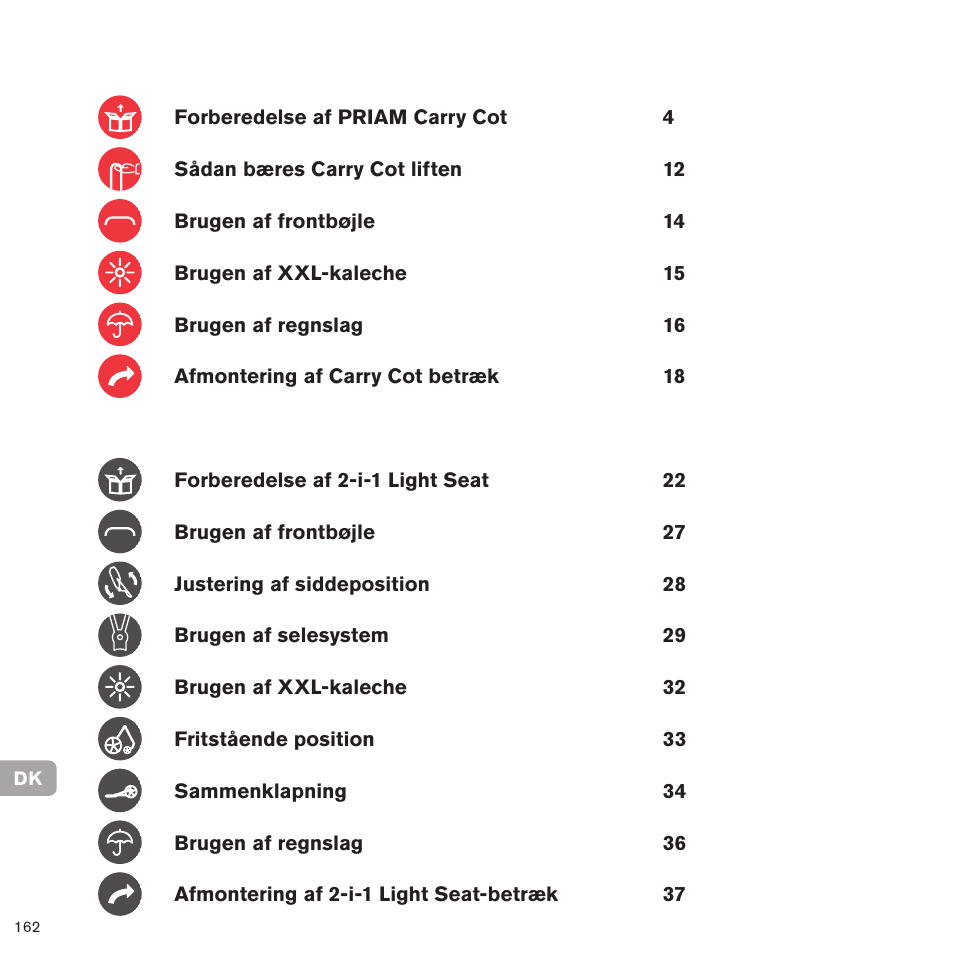Cybex PRIAM 2-IN-1 LIGHT SEAT User Manual | Page 158 / 169