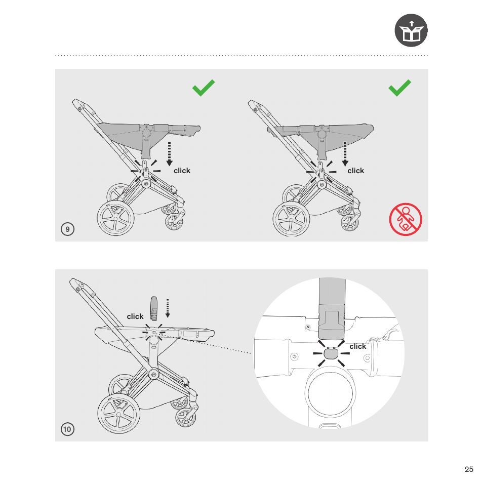 Cybex PRIAM 2-IN-1 LIGHT SEAT User Manual | Page 23 / 169