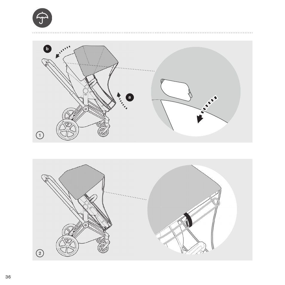Cybex PRIAM 2-IN-1 LIGHT SEAT User Manual | Page 34 / 169