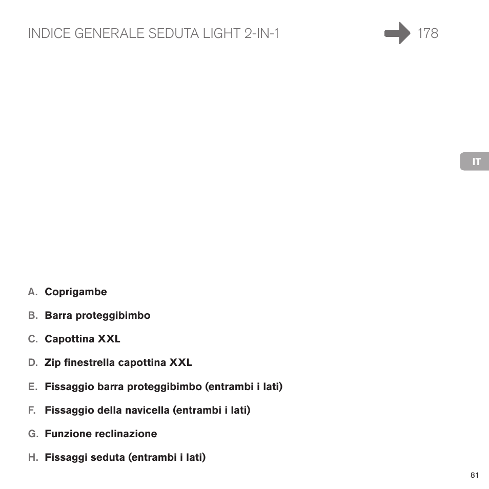 Cybex PRIAM 2-IN-1 LIGHT SEAT User Manual | Page 81 / 169
