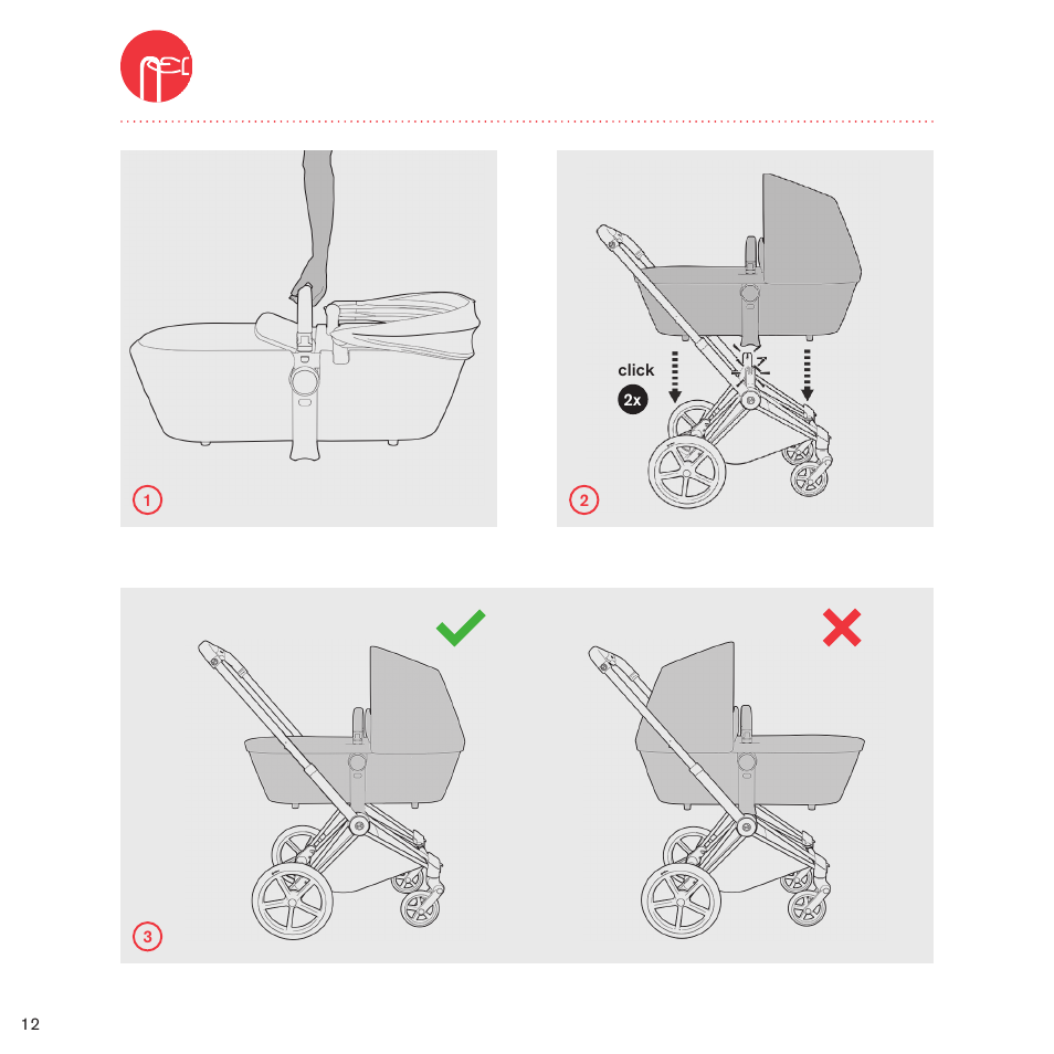 Cybex PRIAM CARRY COT User Manual | Page 11 / 113