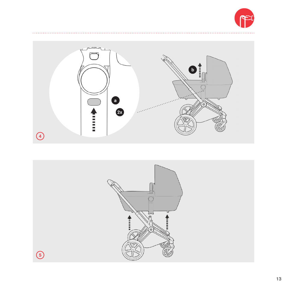 Cybex PRIAM CARRY COT User Manual | Page 12 / 113