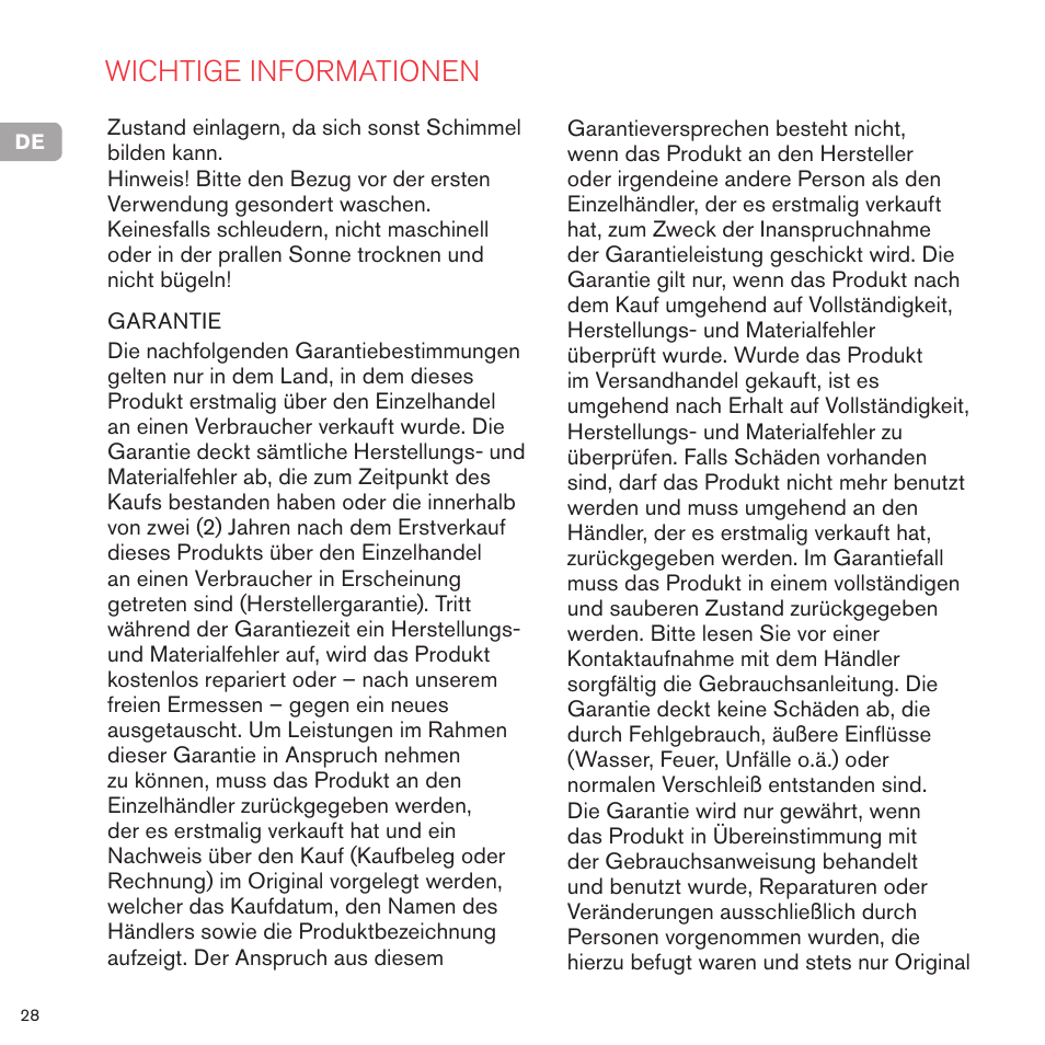 Wichtige informationen | Cybex PRIAM CARRY COT User Manual | Page 29 / 113