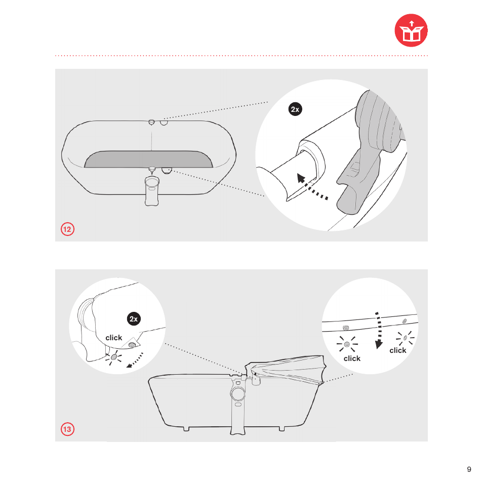 Cybex PRIAM CARRY COT User Manual | Page 8 / 113