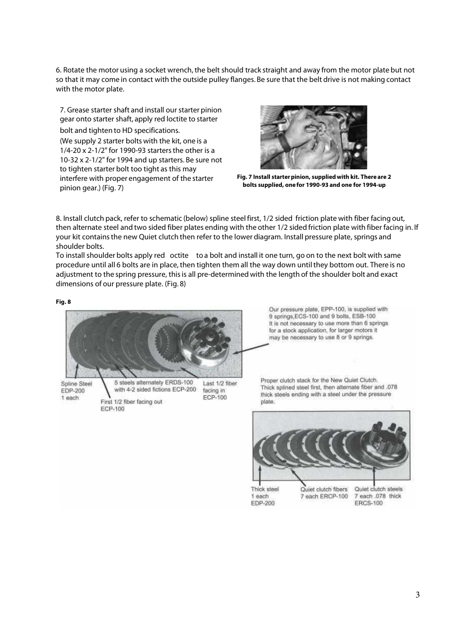 Belt Drives EVO-11S User Manual | Page 3 / 4