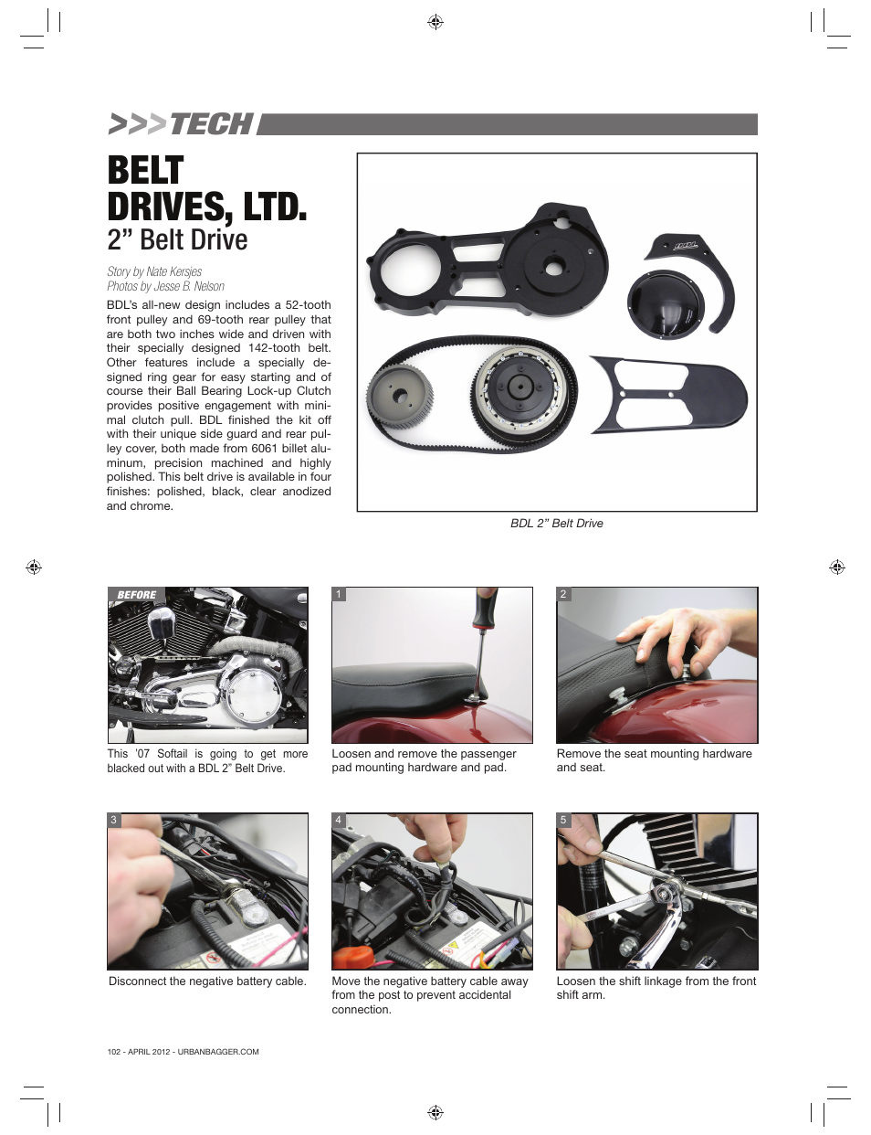 Belt Drives EVO-8S-2 User Manual | 1 page