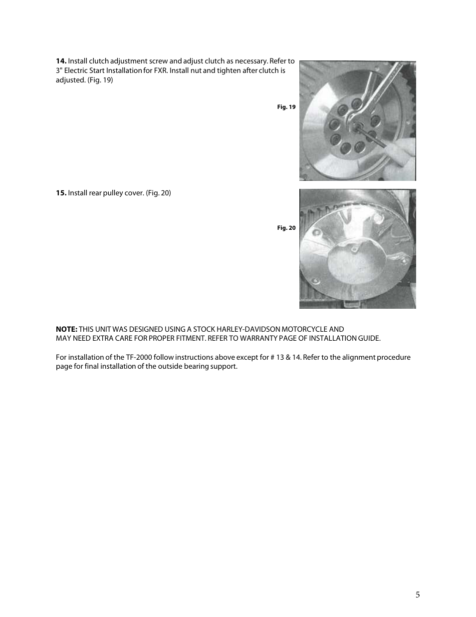 Belt Drives TF-2000 User Manual | Page 5 / 5
