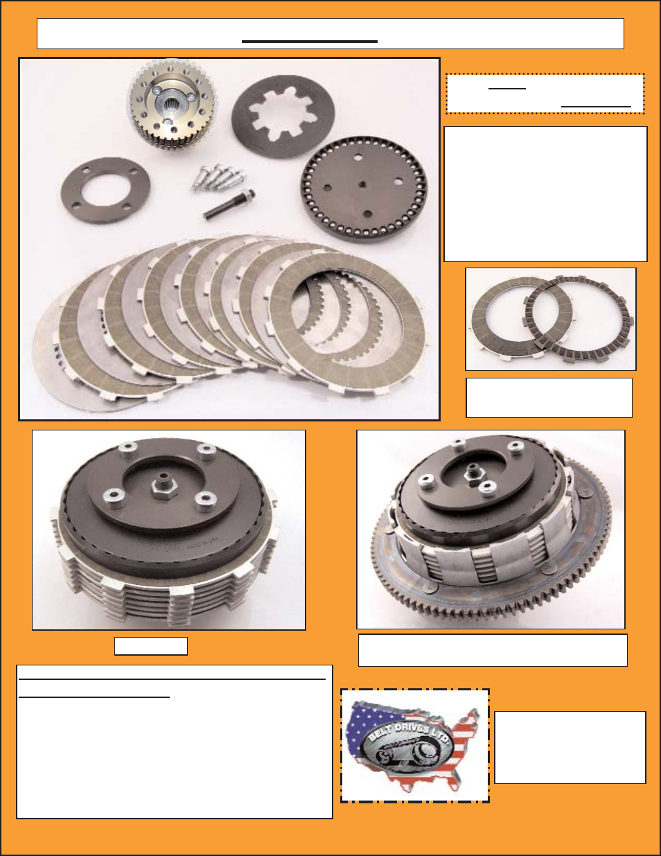 Belt Drives CC-130-BB User Manual | 1 page