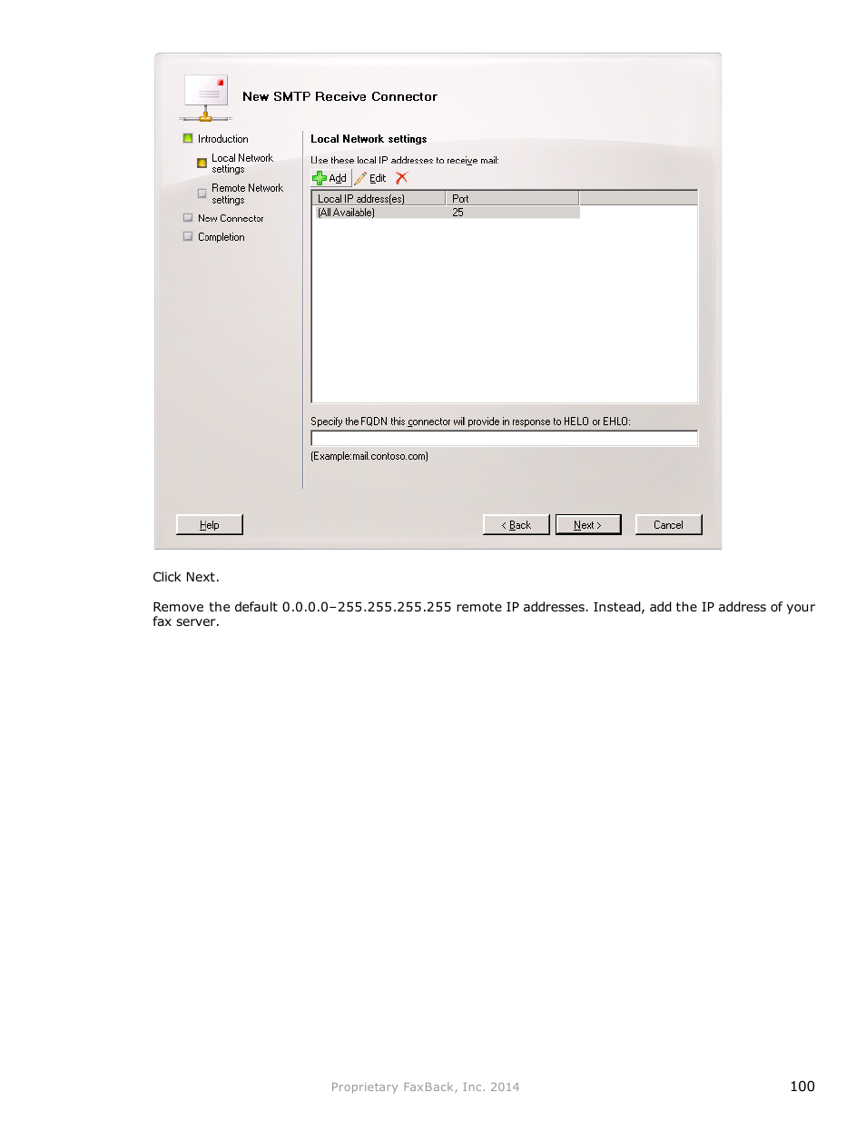 FaxBack NET SatisFAXtion 9.0 - Fax Server Manual User Manual | Page 100 / 203