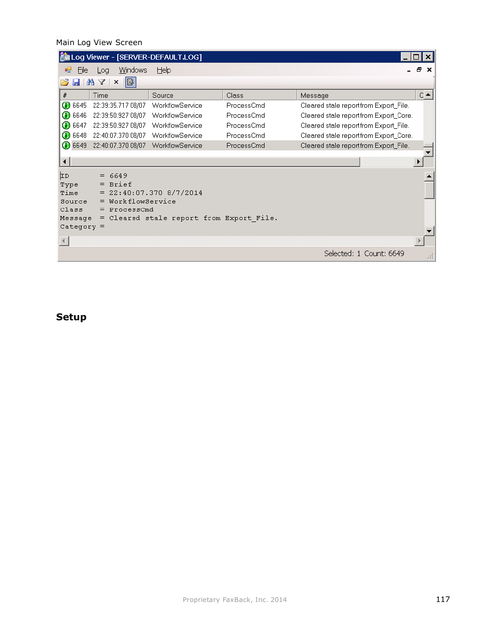 FaxBack NET SatisFAXtion 9.0 - Fax Server Manual User Manual | Page 117 / 203