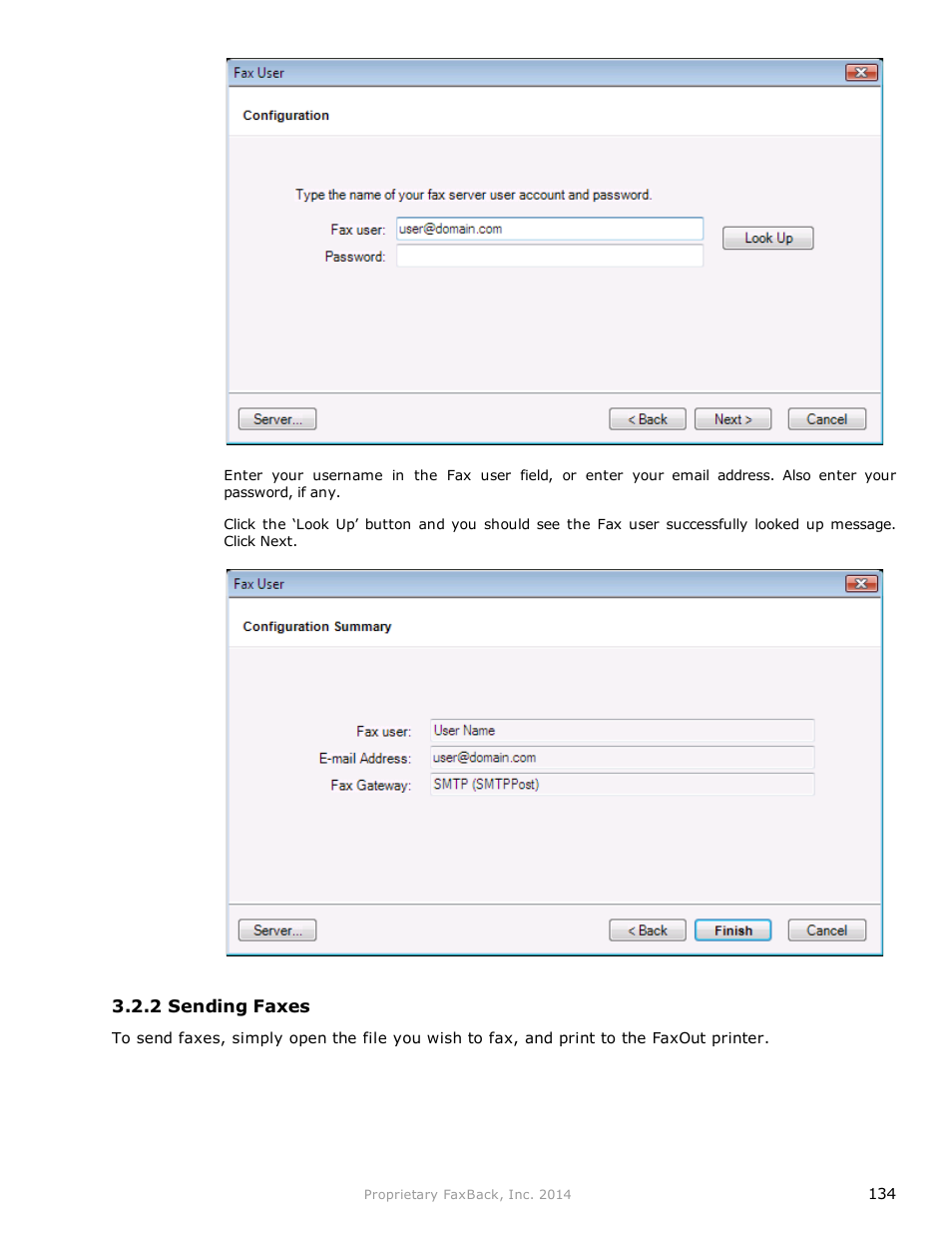 FaxBack NET SatisFAXtion 9.0 - Fax Server Manual User Manual | Page 134 / 203