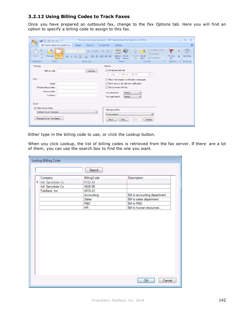 FaxBack NET SatisFAXtion 9.0 - Fax Server Manual User Manual | Page 142 / 203
