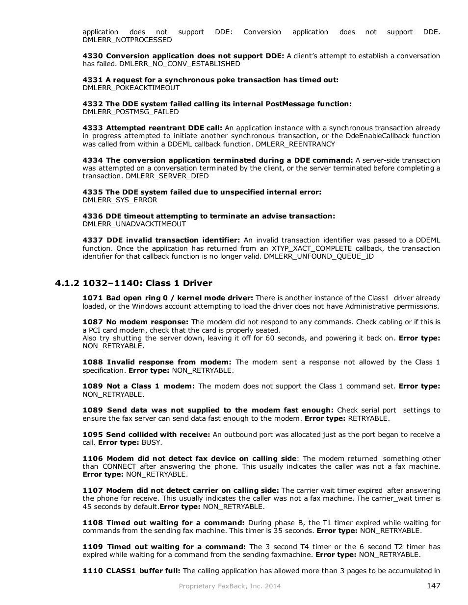 FaxBack NET SatisFAXtion 9.0 - Fax Server Manual User Manual | Page 147 / 203