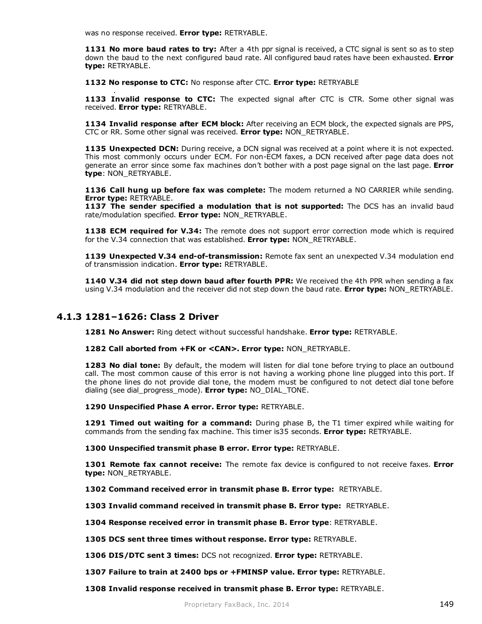 FaxBack NET SatisFAXtion 9.0 - Fax Server Manual User Manual | Page 149 / 203