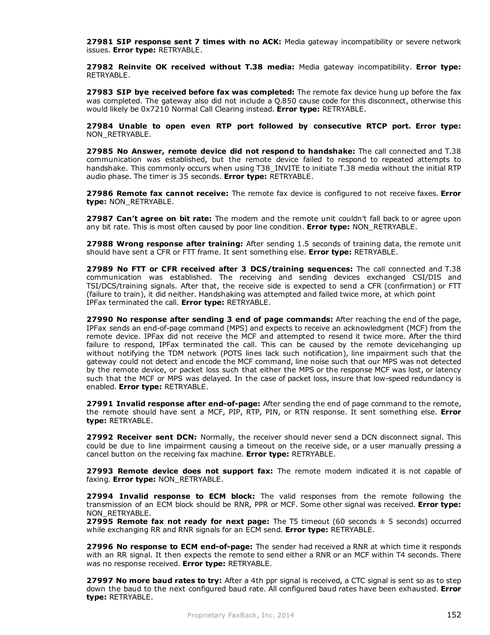 FaxBack NET SatisFAXtion 9.0 - Fax Server Manual User Manual | Page 152 / 203