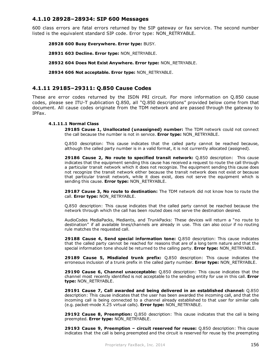FaxBack NET SatisFAXtion 9.0 - Fax Server Manual User Manual | Page 156 / 203
