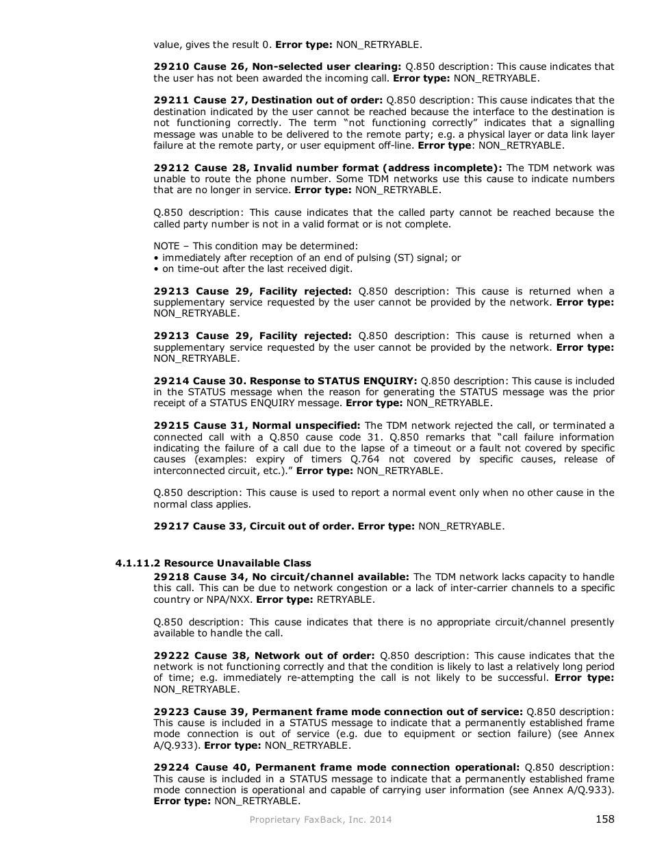 FaxBack NET SatisFAXtion 9.0 - Fax Server Manual User Manual | Page 158 / 203