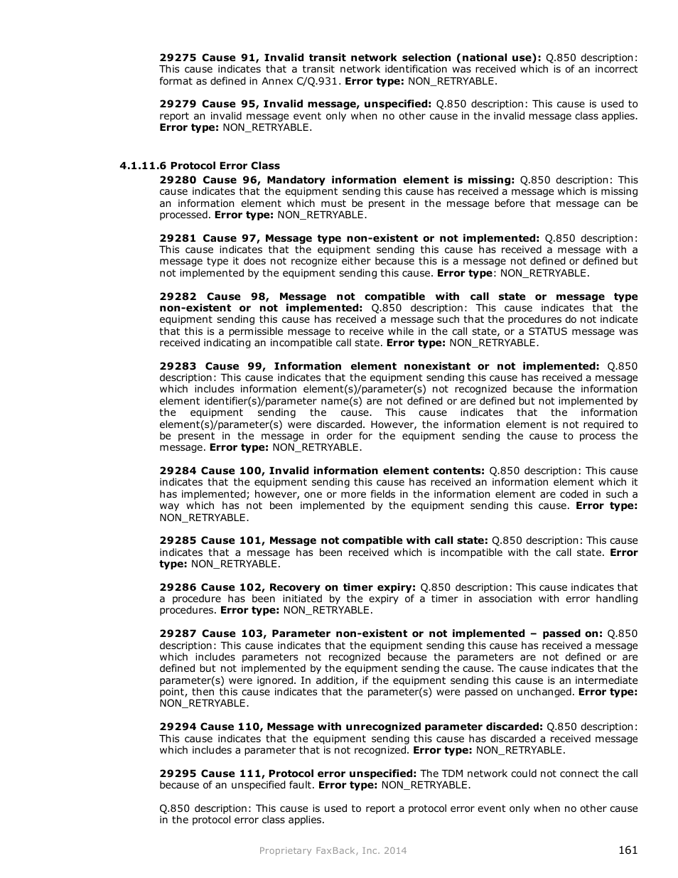 FaxBack NET SatisFAXtion 9.0 - Fax Server Manual User Manual | Page 161 / 203