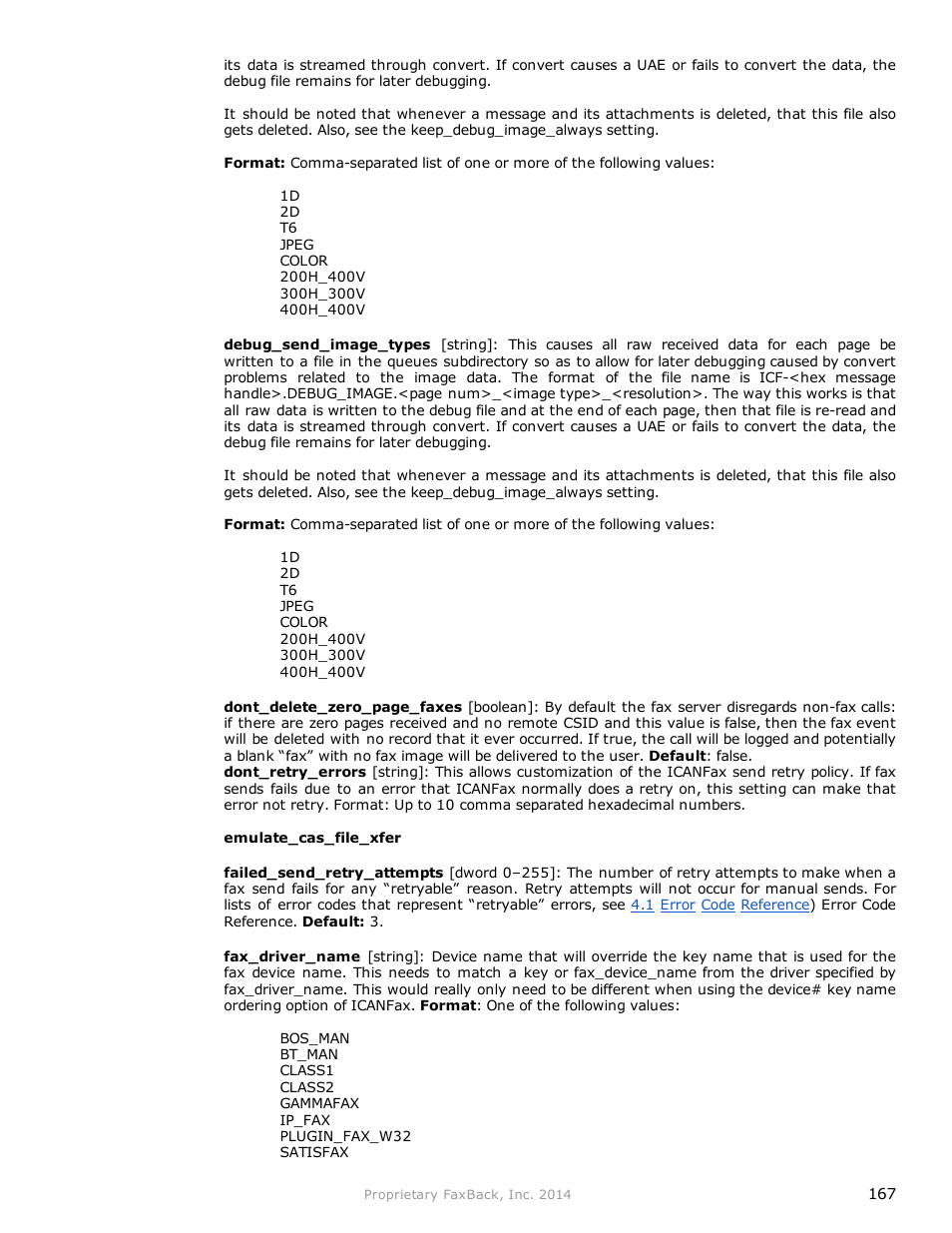 FaxBack NET SatisFAXtion 9.0 - Fax Server Manual User Manual | Page 167 / 203