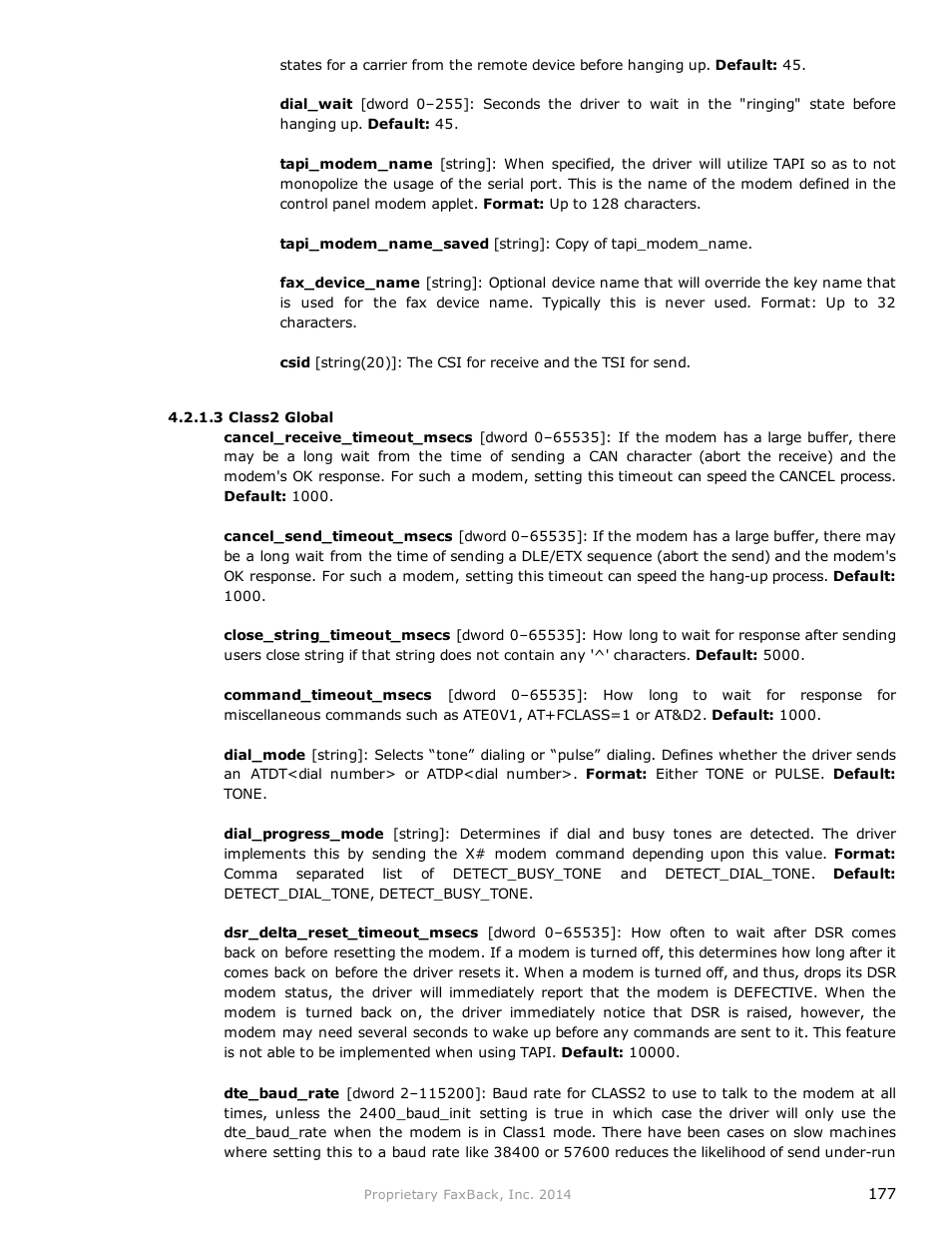 FaxBack NET SatisFAXtion 9.0 - Fax Server Manual User Manual | Page 177 / 203