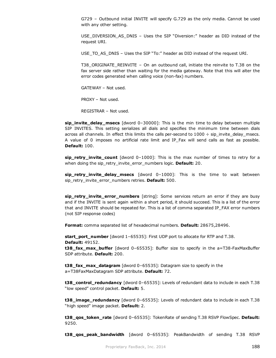 FaxBack NET SatisFAXtion 9.0 - Fax Server Manual User Manual | Page 188 / 203