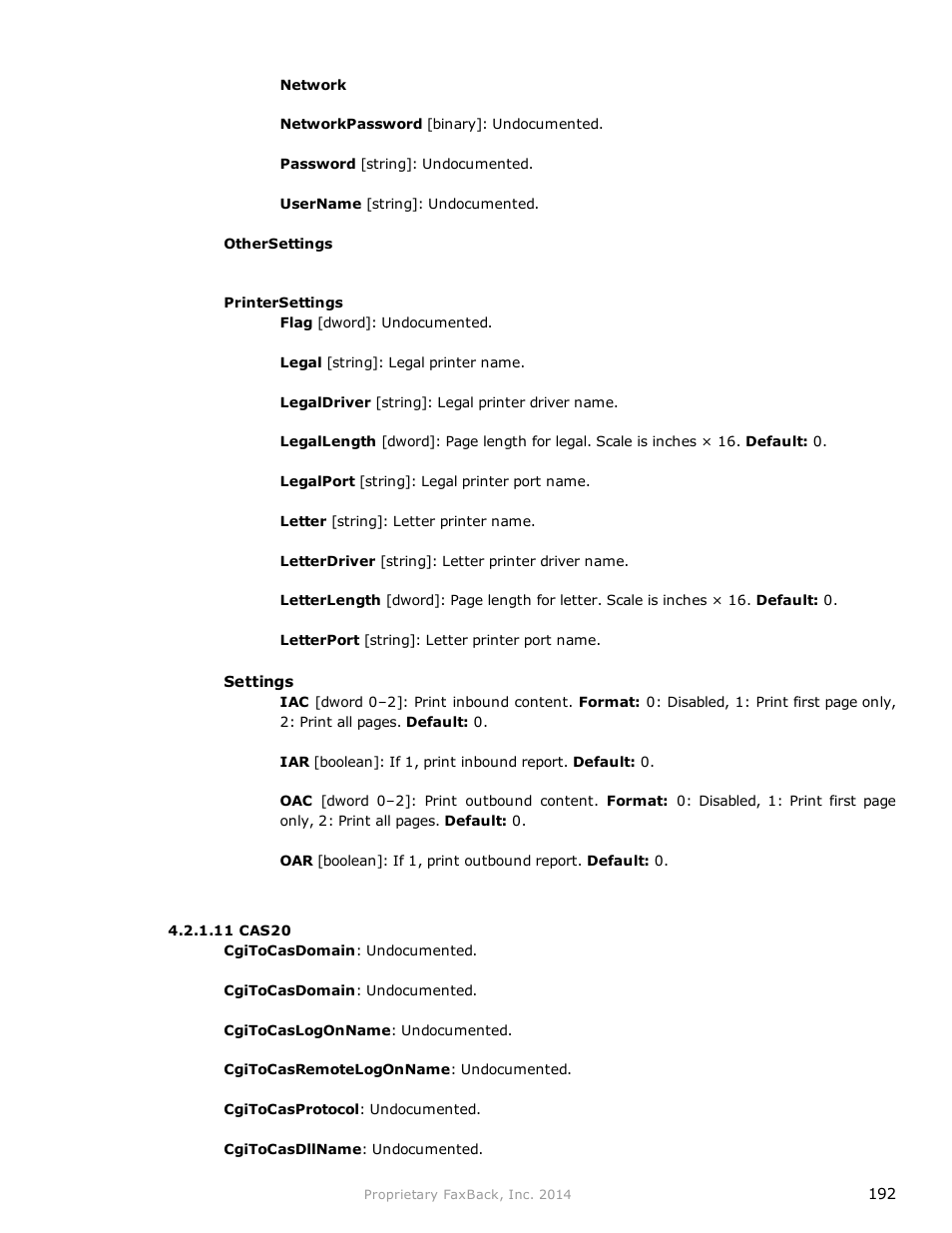 FaxBack NET SatisFAXtion 9.0 - Fax Server Manual User Manual | Page 192 / 203