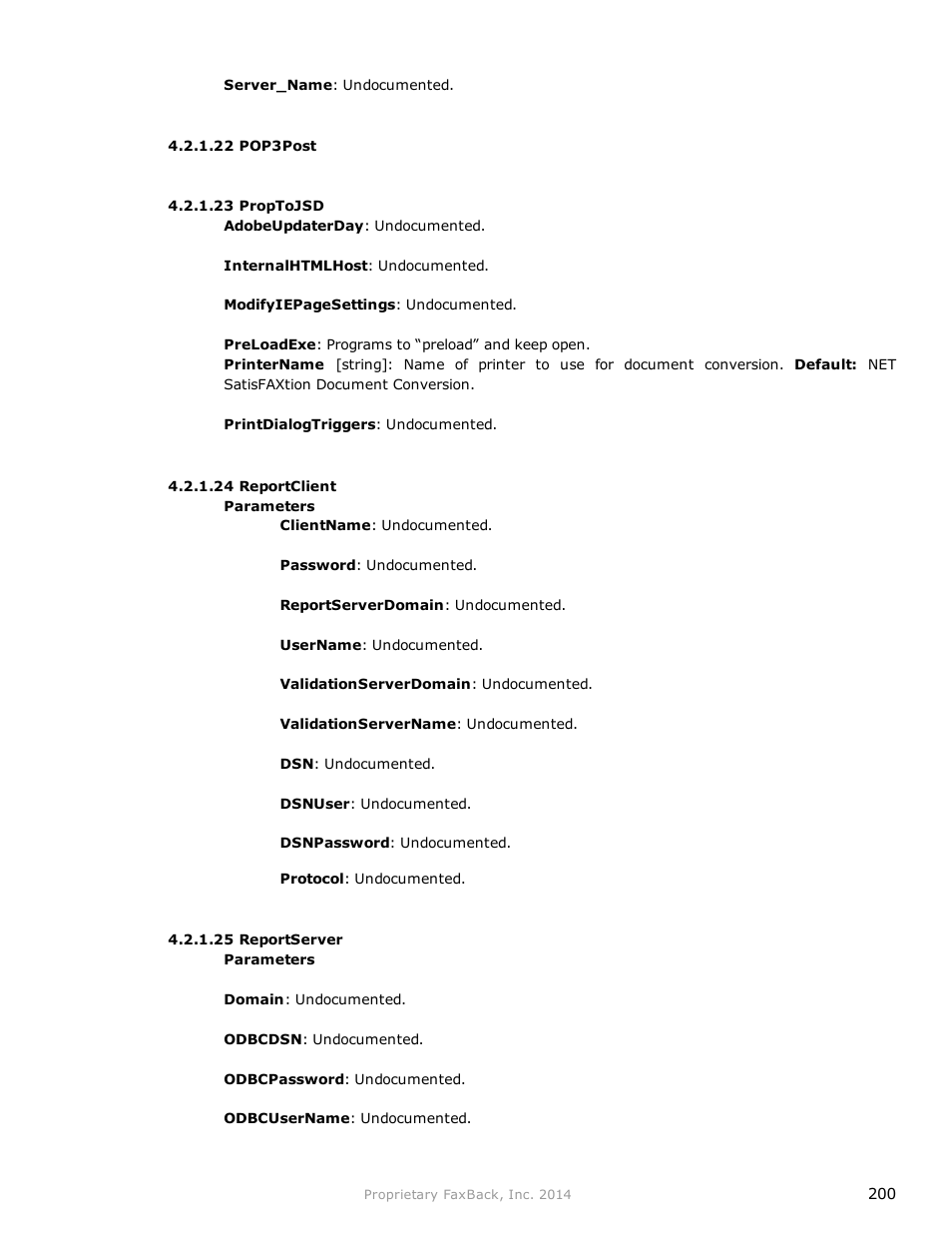 FaxBack NET SatisFAXtion 9.0 - Fax Server Manual User Manual | Page 200 / 203