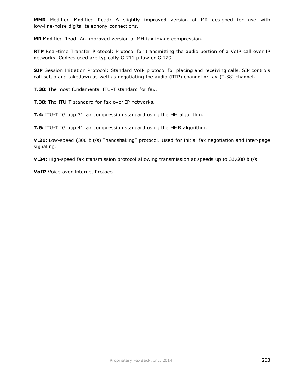 FaxBack NET SatisFAXtion 9.0 - Fax Server Manual User Manual | Page 203 / 203